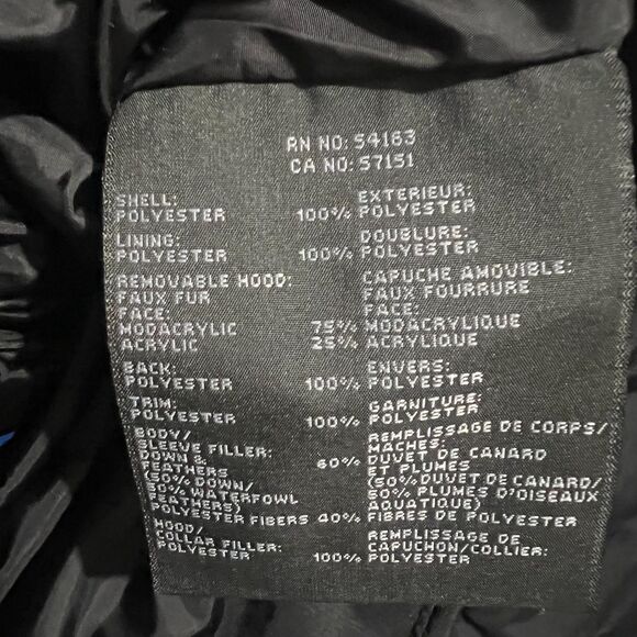 Marc New York Men's Gattaca Hybrid Down Fill Parka Coat in Black Size Large NWT - Picture 6 of 7